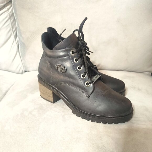 Harley Davidson Ladies Boot Size 6 - Picture 2 of 5